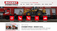 Desktop Screenshot of biggest.cz